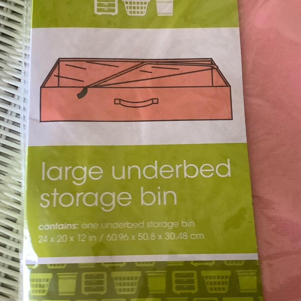 New Large Underbed Storage Bin Case Box - Picture 2 of 3